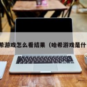 哈希游戏怎么看结果（哈希游戏是什么）